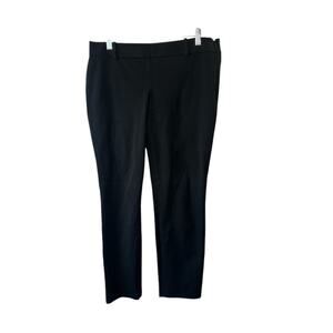 J.Crew Y2K Stretch Black Low-Rise City Fit Pants Women's Size 8